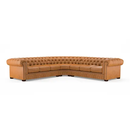 Chesterfield Corner Unit (3x3) - Sale  from Sofas by Saxon UK