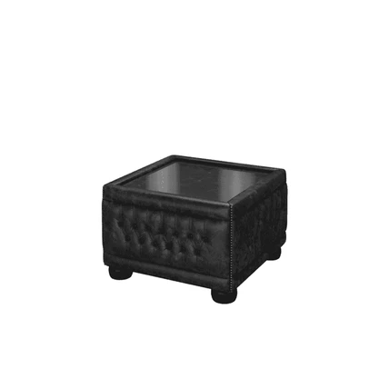 Buttoned Pouffe Table - Sale from Sofas by Saxon UK