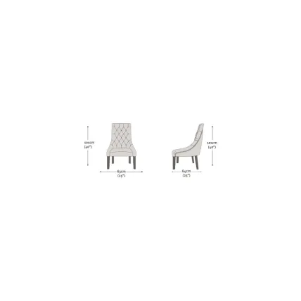 Finchley Chair Antique Brown Natural Finish Antique Studs - In Stock from Sofas by Saxon UK