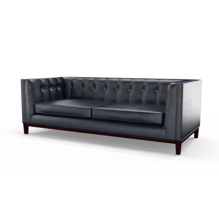 Henley 3 Seater Sofa Heritage Ink Black Finish