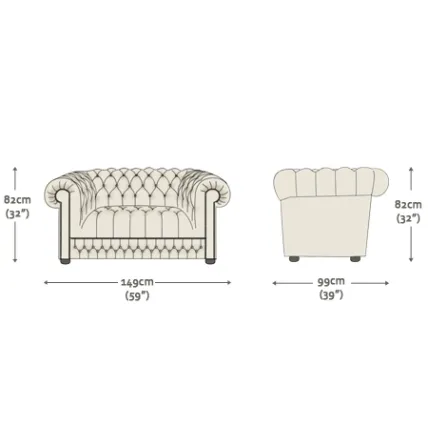 Belgravia 4 Seater Sofa & Chair Amalfi Salsa Speckled Gold Studs