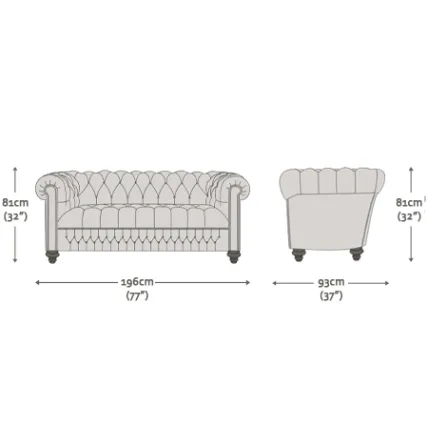 Clarendon 3 Seater Sofa Antique Olive Antique Studs